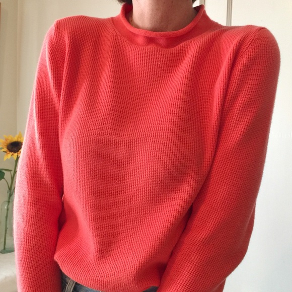 Coldwater Creek Sweaters - Coldwater Creek Coral Cozy Knit Light Sweater